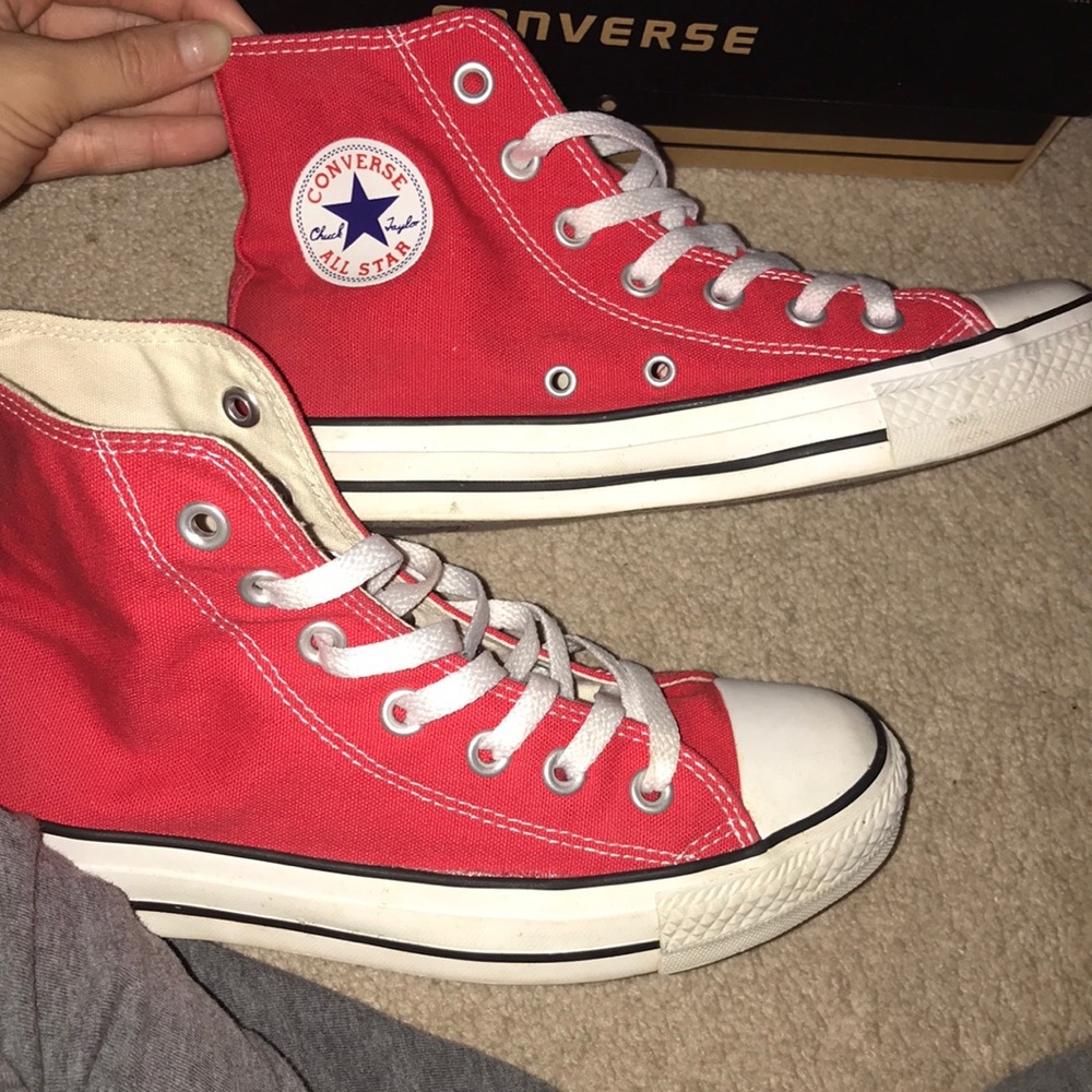 Red Converse High Top